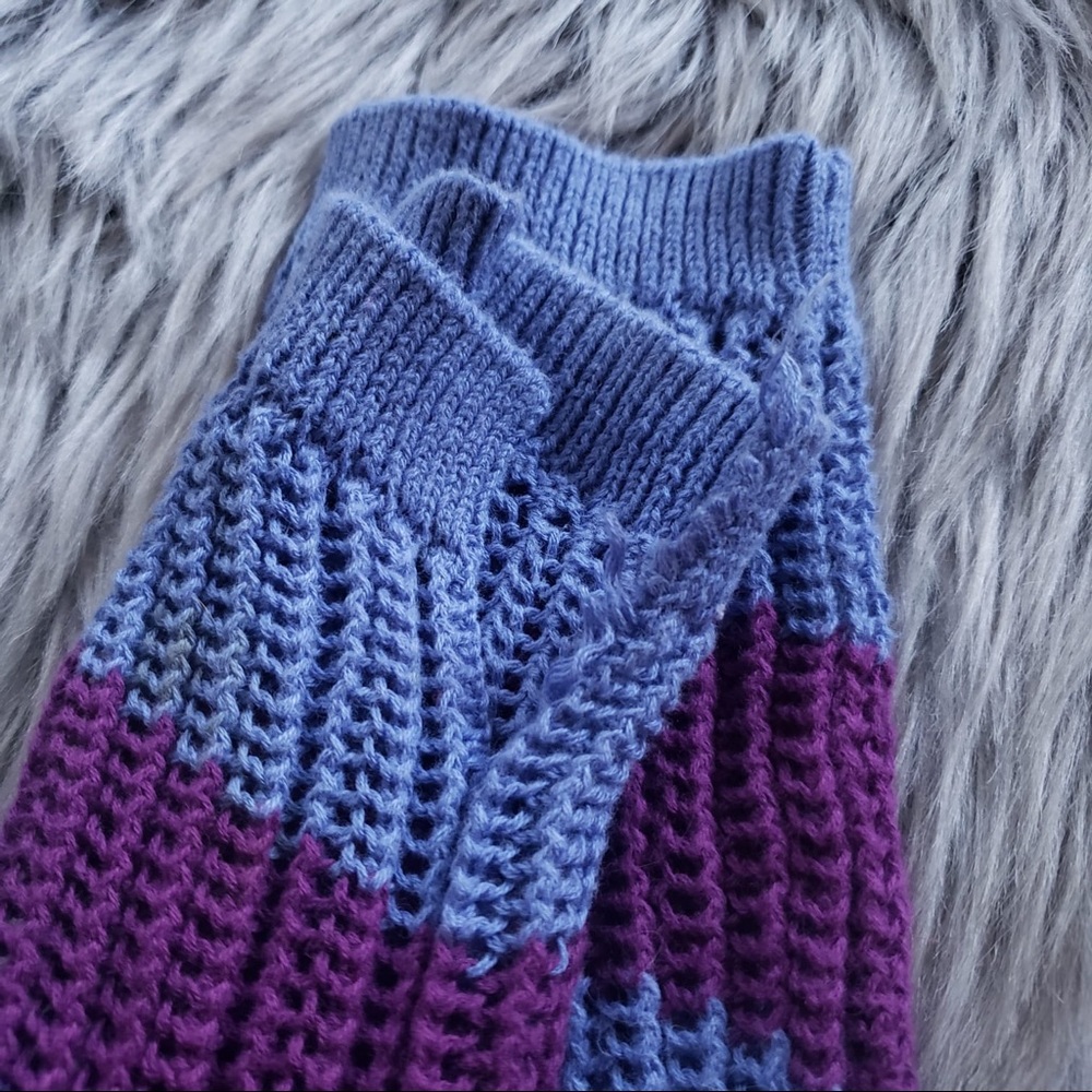 Roxy Loose knit long sleeve pullover striped top - Picture 8 of 8